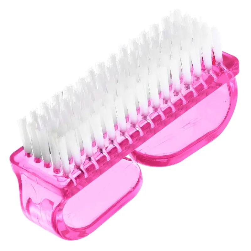 Perie mică pentru curățarea unghiilor, fucsia