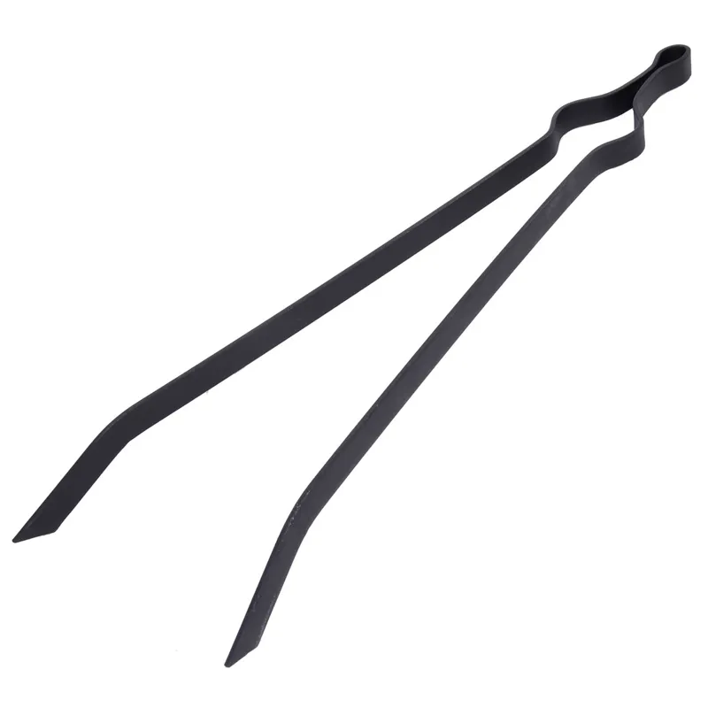 Cleste metalic pentru gratar, 48 cm, negru