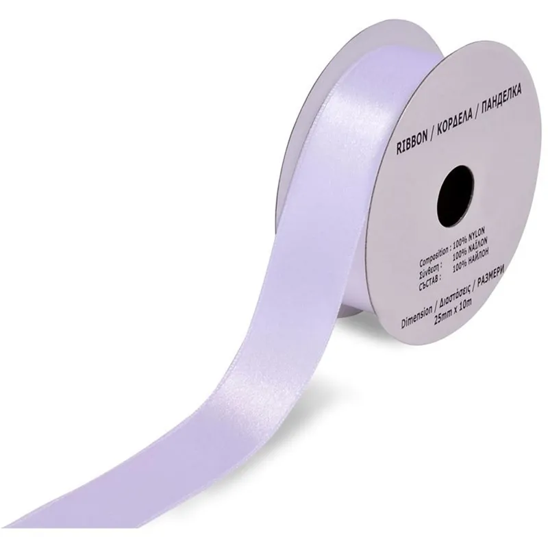 Panglică satinată pentru proiecte creative 10m x 2.5cm