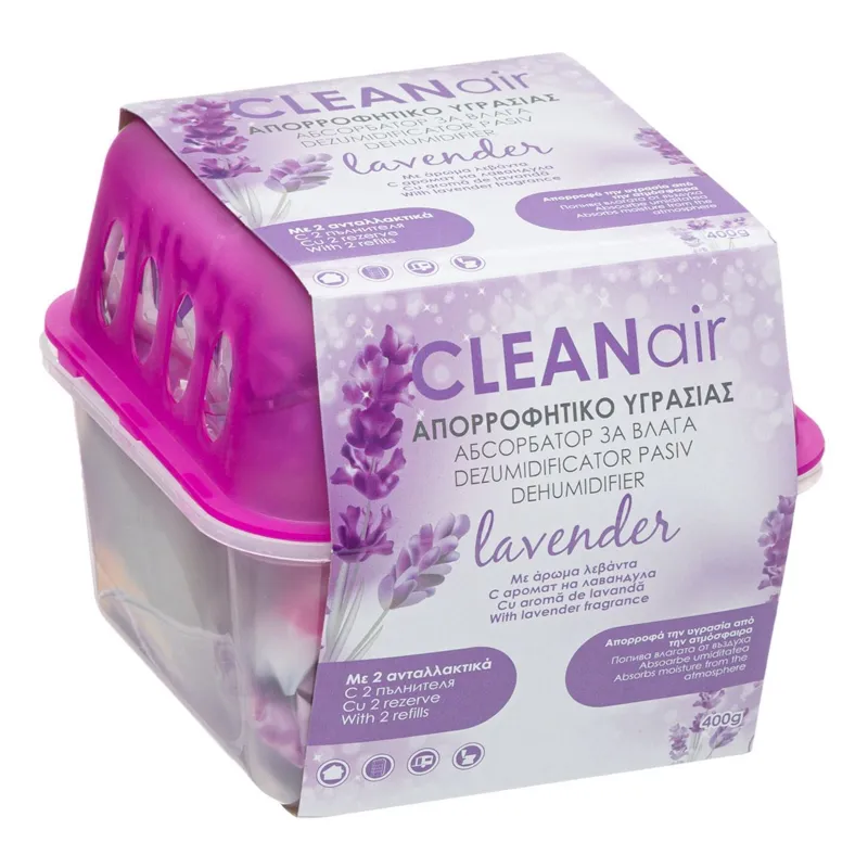 Dezumidificator Pasiv cu Aromă de Lavandă, 400g