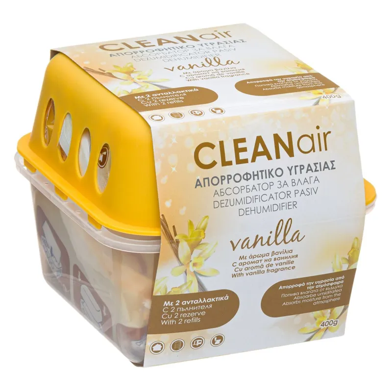 Dezumidificator Pasiv cu Aromă de Vanilie, 400g