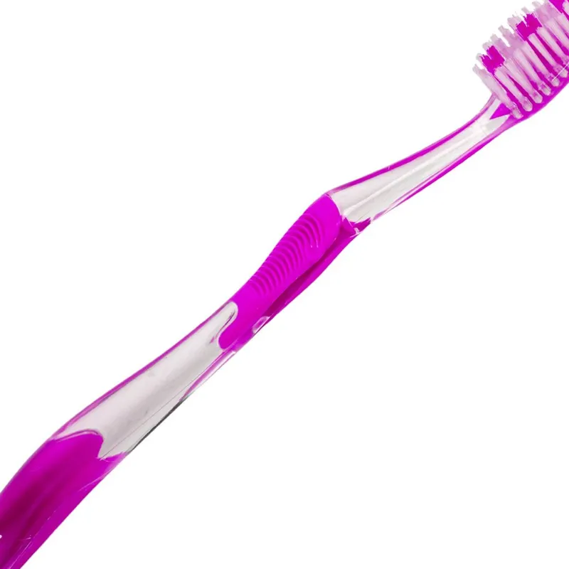 Perie de Dinte Ergonomică 2 în 1 cu Peri de Duritate Medie – poza 3