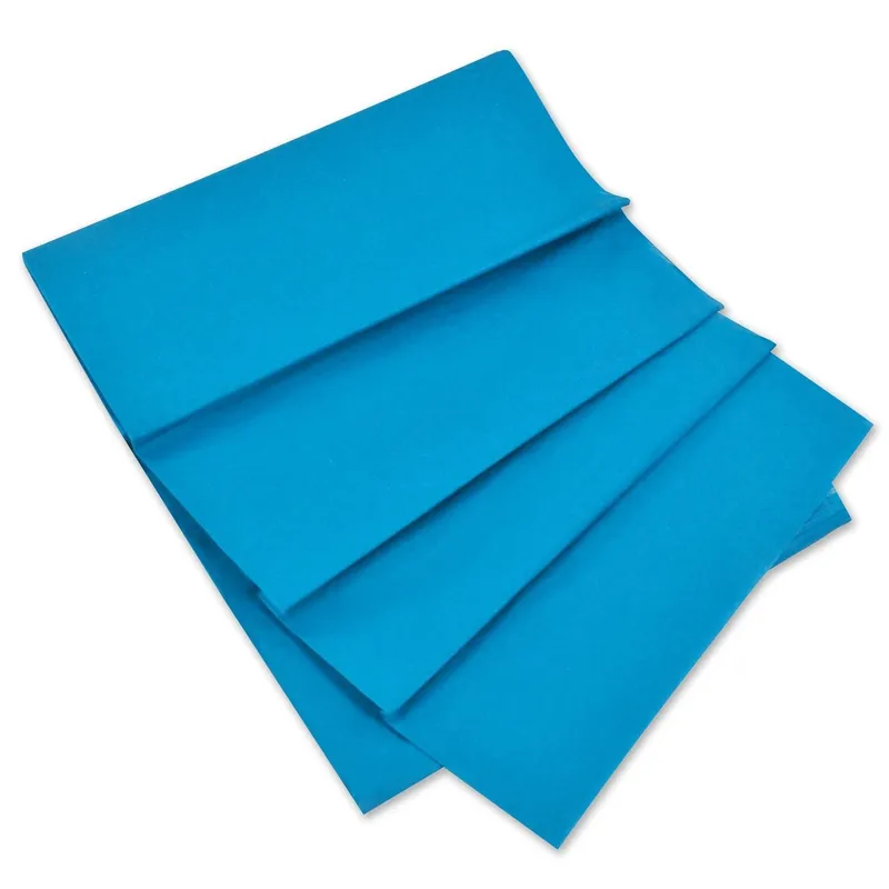 Hartie creponata bleu, 200x50 cm, 17 gsm