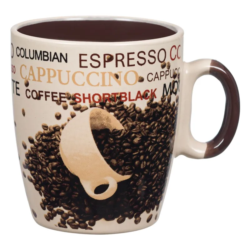 Cană Ceramică Mini cu Design de Boabe de Cafea