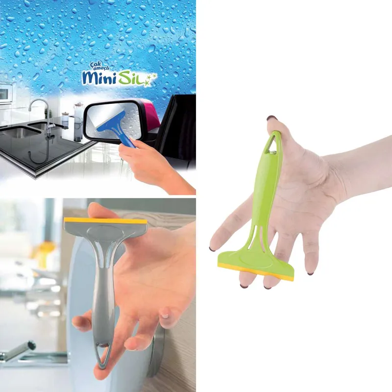 Racletă Geamuri Mini din Plastic, 14 cm