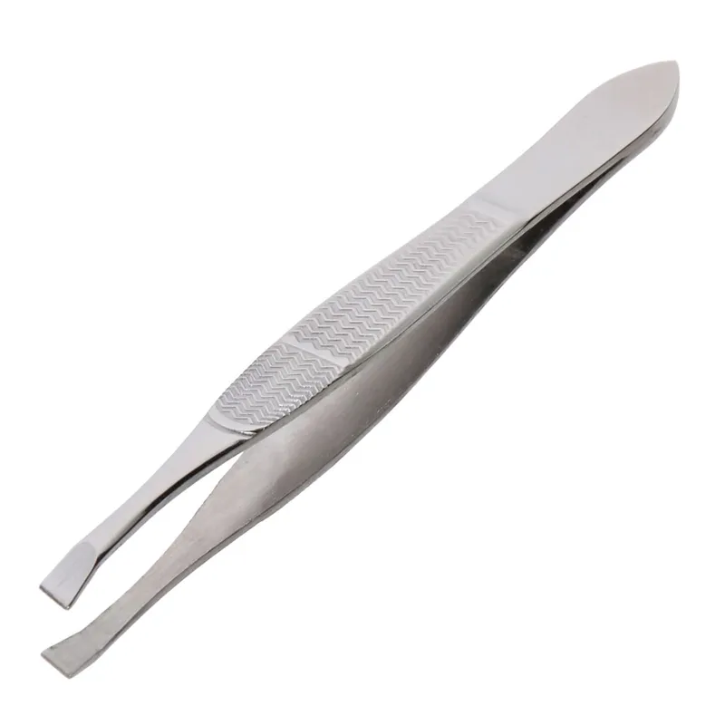 Pensetă oțel inoxidabil vârf drept 8,8 cm pentru precizie și îngrijire