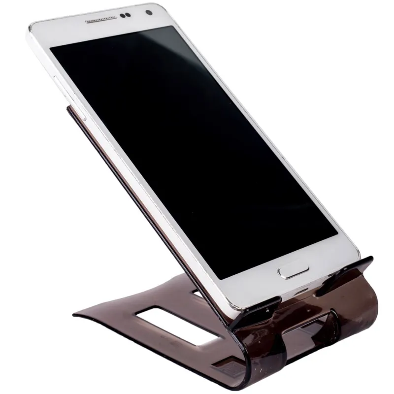Suport pentru smartphone din plastic negru 10.5 x 7 cm