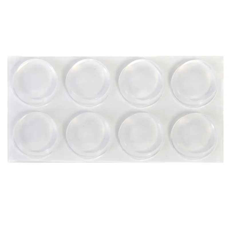 Capace de protectie din silicon, Transparente, 18 mm, 8 buc