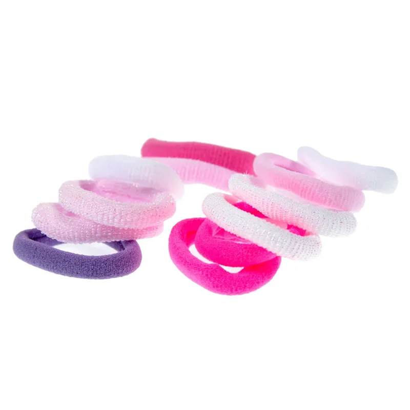 Elastice de par frotte mini pentru copii, set 12 bucati, multicolore