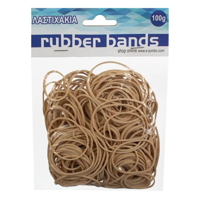 Elastice de birou maro, set variat, 100g