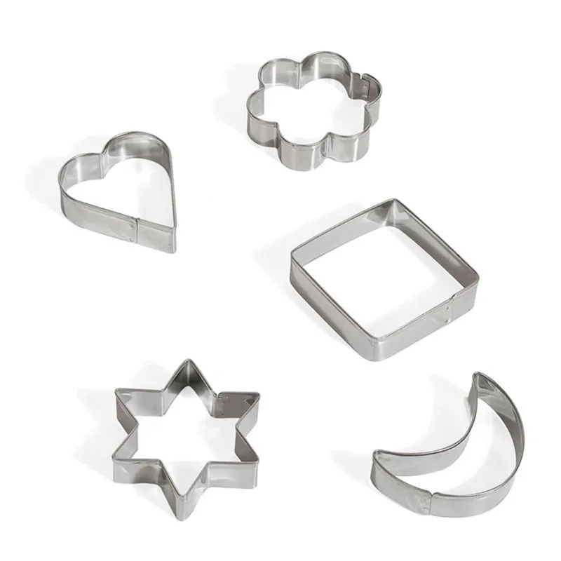 Forme Metalice pentru Biscuiți - Set 5 Piese decorative