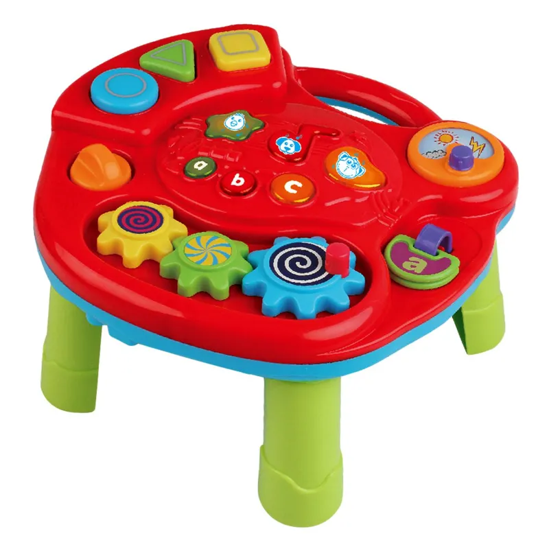Masuta de activitati cu sunet si lumina, 3+ ani, plastic, rosu