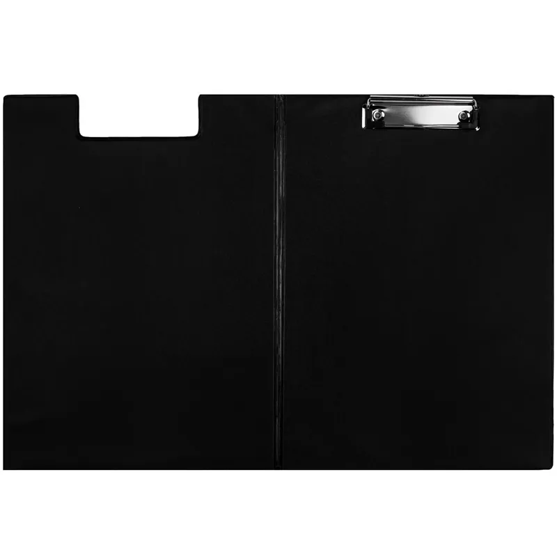 Clipboard A4 negru cu mecanism metalic și copertă dublă