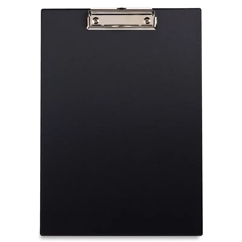Clipboard A4 Negru cu Mecanism Metalic și Suprafață Texturată