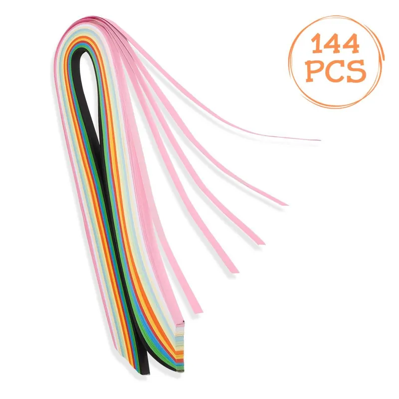 Set de Benzi de Hârtie Colorate pentru Creatii Quilling 160gsm