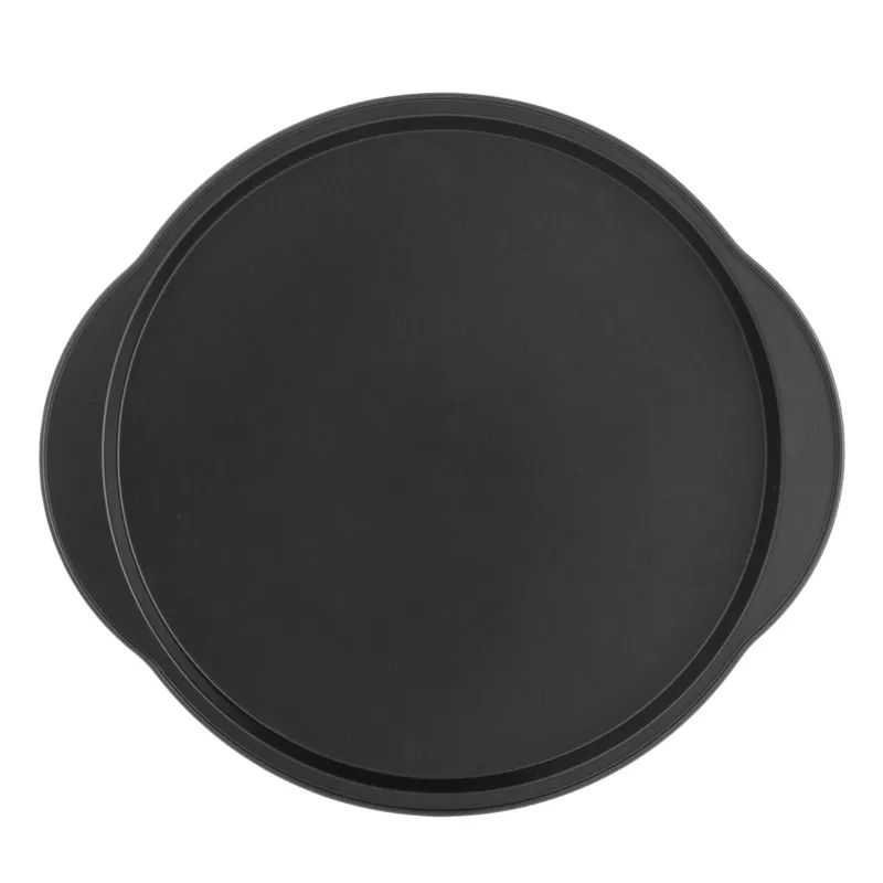 Tavă de pizza antiaderentă, Metalică, Gri Antracit, Ø37cm