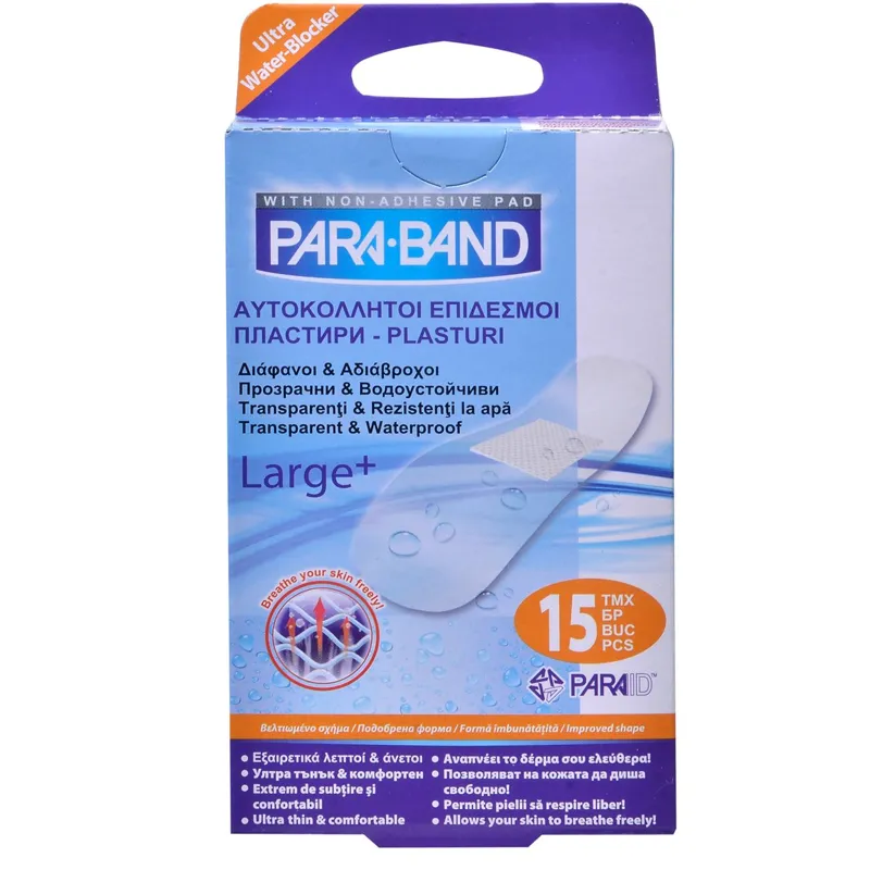Bandaje transparente impermeabile mari pentru tratament