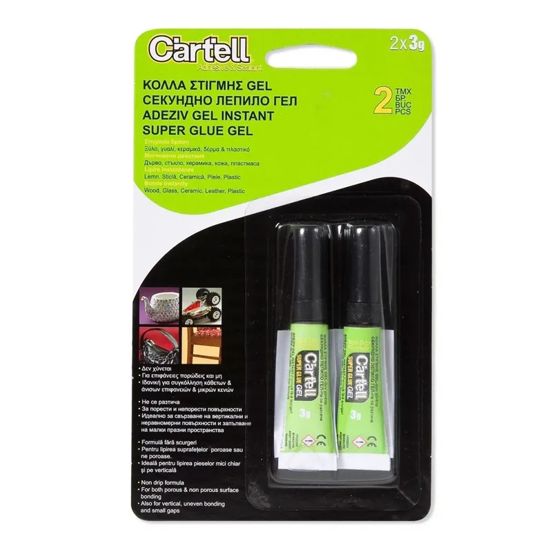 Adeziv Instant cu Gel Transparent pentru Lipiri Rapide