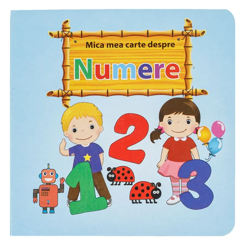 Carte cartonată educativă pentru copii - Învățarea numerelor