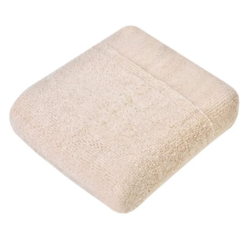 Burete de curățare auto din microfibră 12x4 cm bej