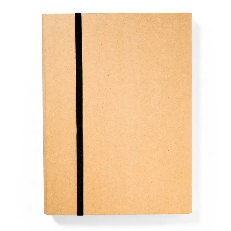 Mapă arhivare din carton cu elastic, 31x22.5x3 cm, Maro