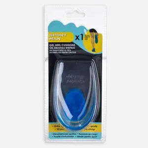Talonete gel pentru călcâi, 2 bucăți, albastre