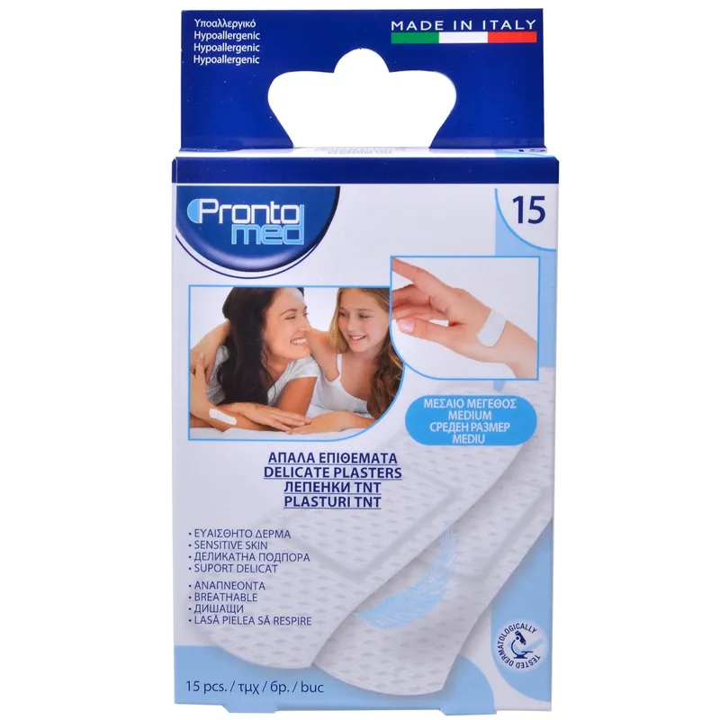 Plasturi Medicale Hipoalergenice Set de 15 Bucăți Piele Sensibilă