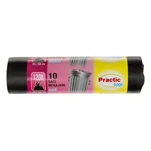 Saci de gunoi, Capacitate 120L, Set 10 buc