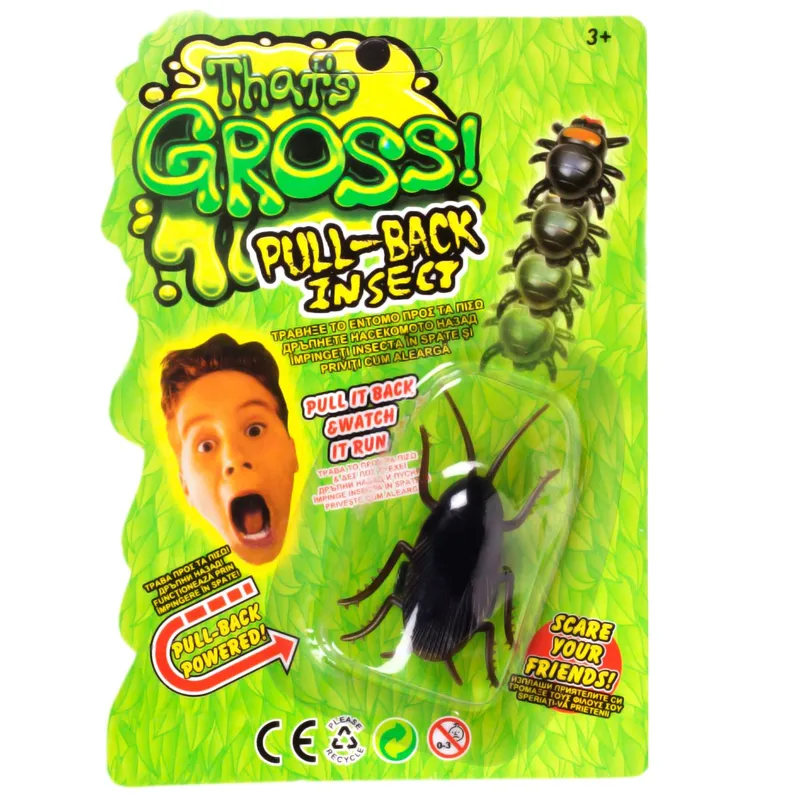 Jucarie de Insecte cu Mecanism Pull-Back Realist