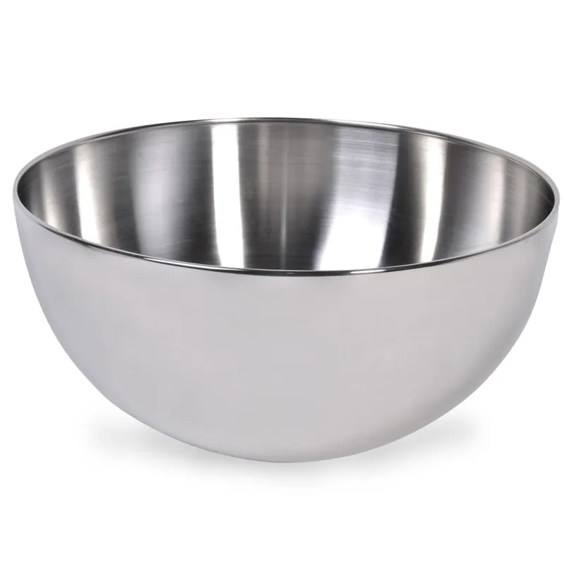 Salatieră rotundă din inox 6,5 L pentru preparare și servire