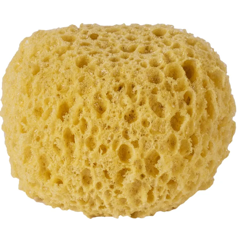 Burete de baie rotund, Diametru 10 cm, Grosime 7 cm, Galben