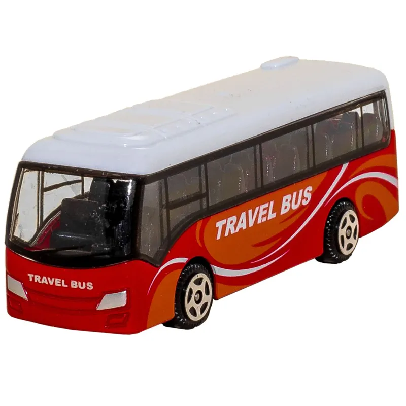 Autobuz Turistic de Colectie, Scara 1:64, Die Cast, Rosu