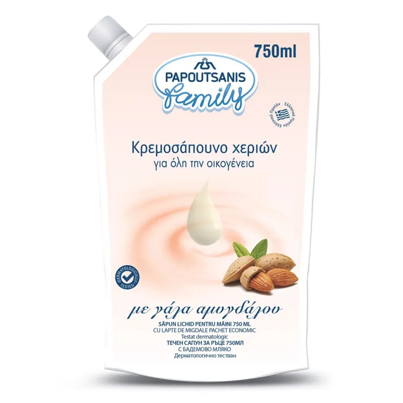 Săpun lichid cu lapte de migdale, 750ml