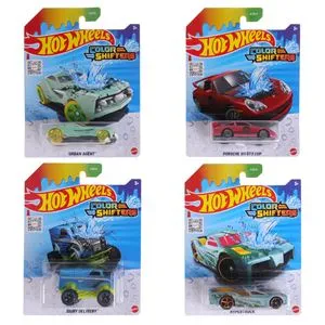 Mașinuțe Hot Wheels care își schimbă culoarea la apă - 12 modele