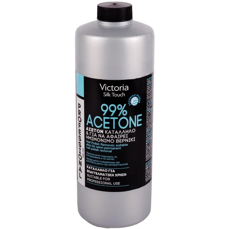 Acetona pentru îndepărtarea ojă semipermanentă 500 ml