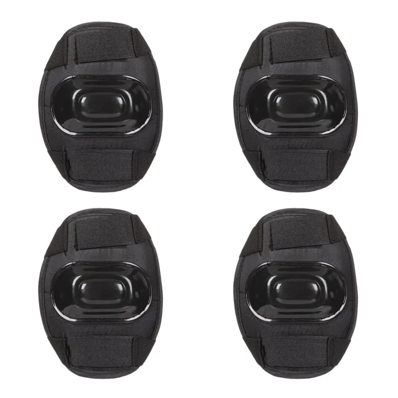 Set Echipament de Protecție cu Genunchiere și Cotiere, Negru, 4 Piese