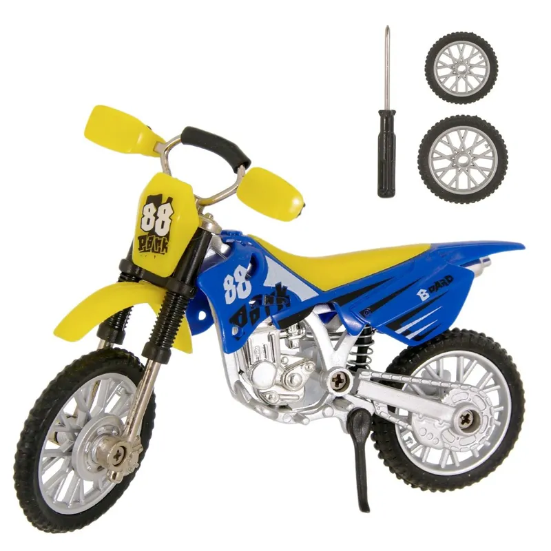 Motocicletă mini de curse pentru jucării cu piese de schimb
