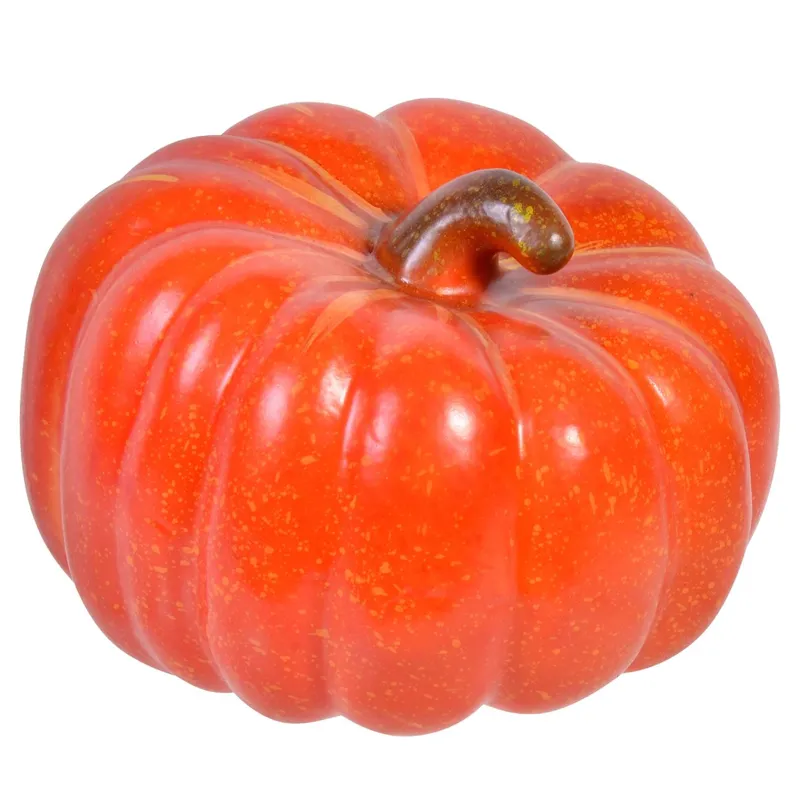 Dovleac Artificial din Plastic 13.5cm pentru Decorații de Toamnă