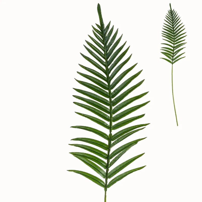 Ramură artificială de ferigă verde, 100 cm
