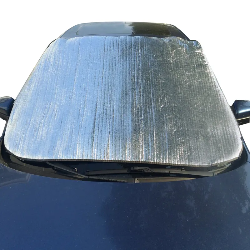 Parasol de aluminiu pentru parbriz auto - Protecție termică și împotriva gheții
