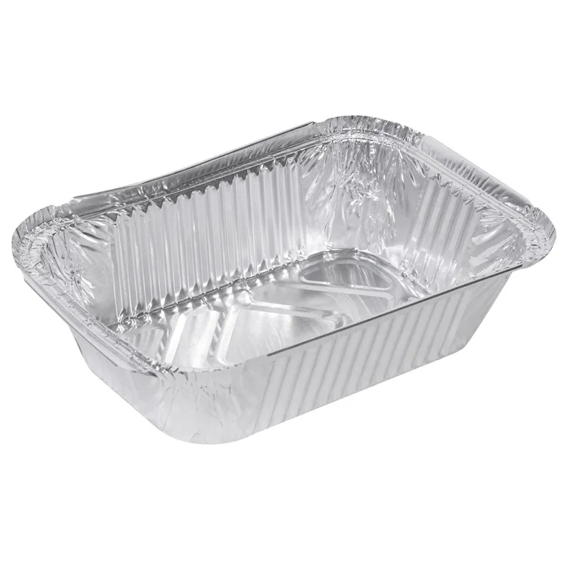 Tavă rectangulară din aluminiu cu pereți ridicați