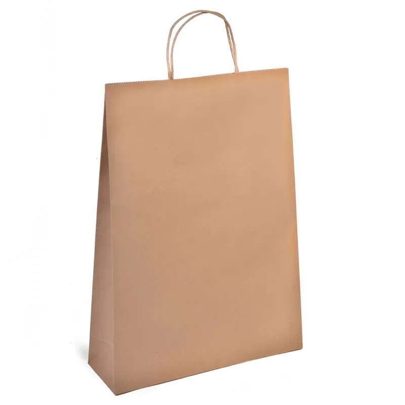 Sacos pentru cadou din hartie kraft maro, ideal pentru ambalare