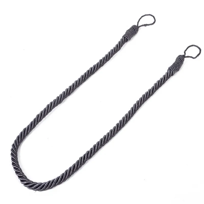Cordon Decorativ pentru Perdea, Gri, 35 cm