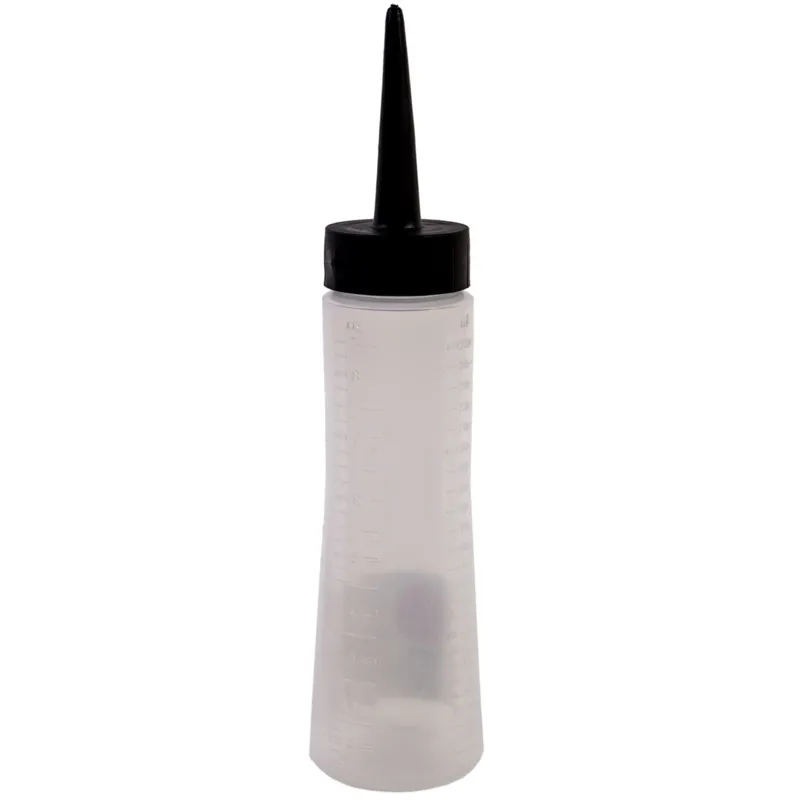 Sticla cu aplicator pentru vopsea de par transparenta 280 ml