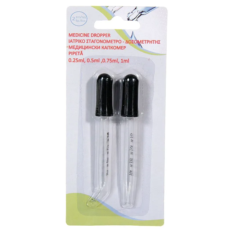 Pipetă de Măsurare cu Gradatii 9cm - Set de 2 buc