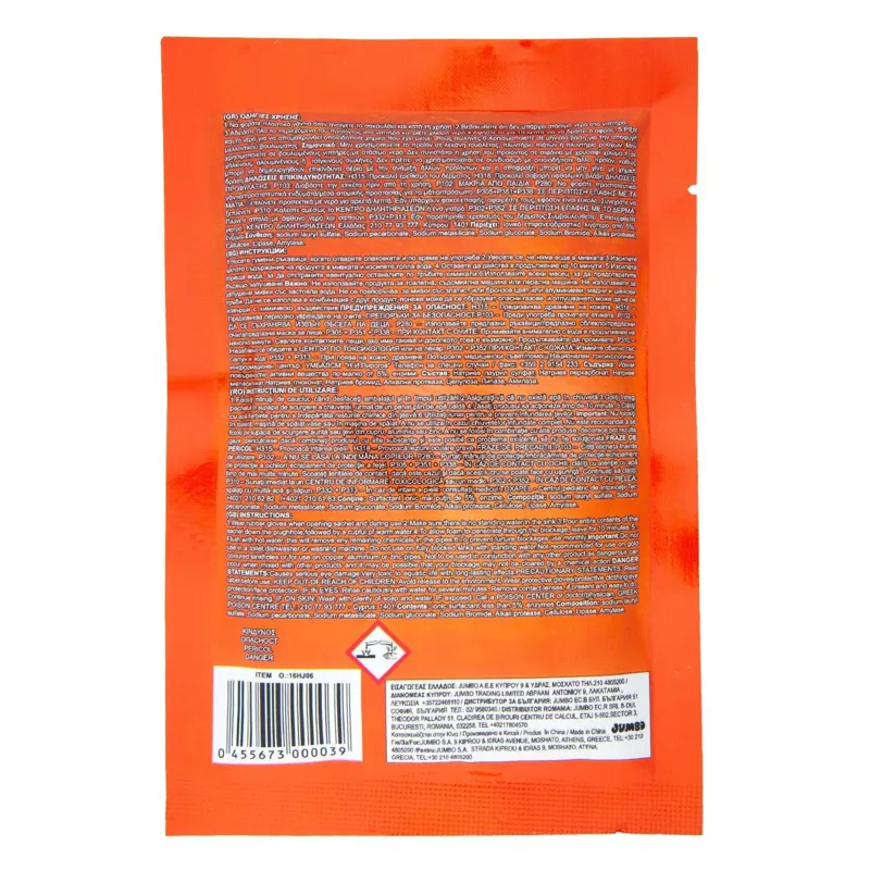 Soluție praf pentru desfundat țevi cu apă caldă, Set 3 buc, 80g – poza 3