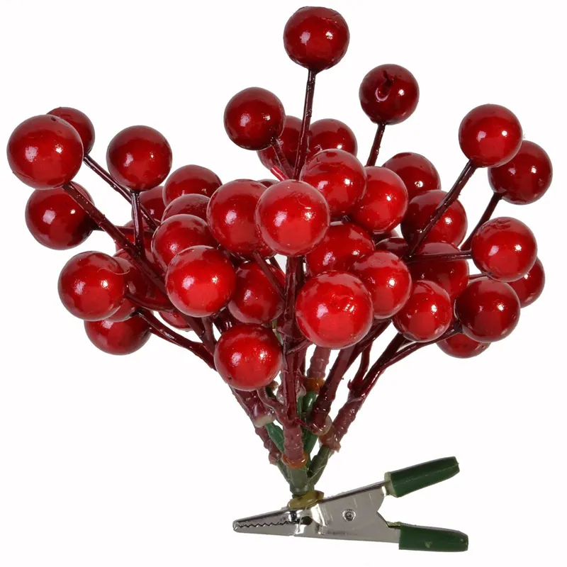 Decorațiune de Crăciun cu Pomusoare Rosii și Clips