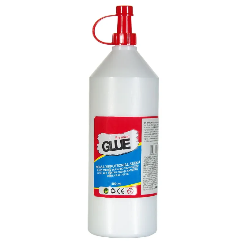 Adeziv lichid alb pentru creații, 500 ml