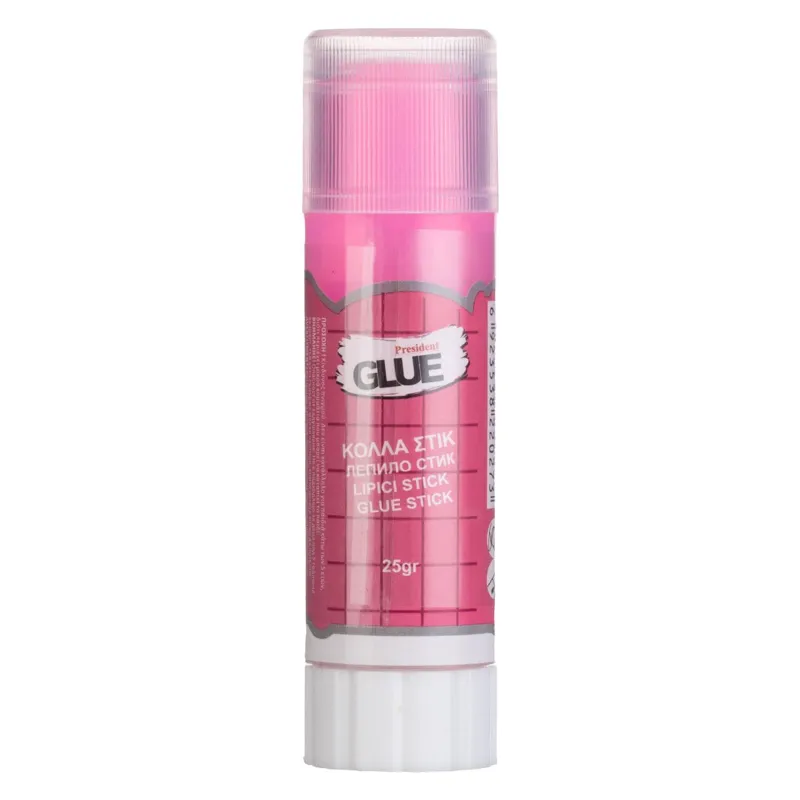 Lipici stick roz 25g pentru hârtie, carton și textile