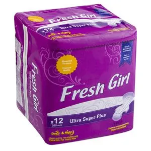 Absorbante sanitare Ultra Super Plus, 12 bucăți, 28 cm, pentru protecție maximă zi și noapte